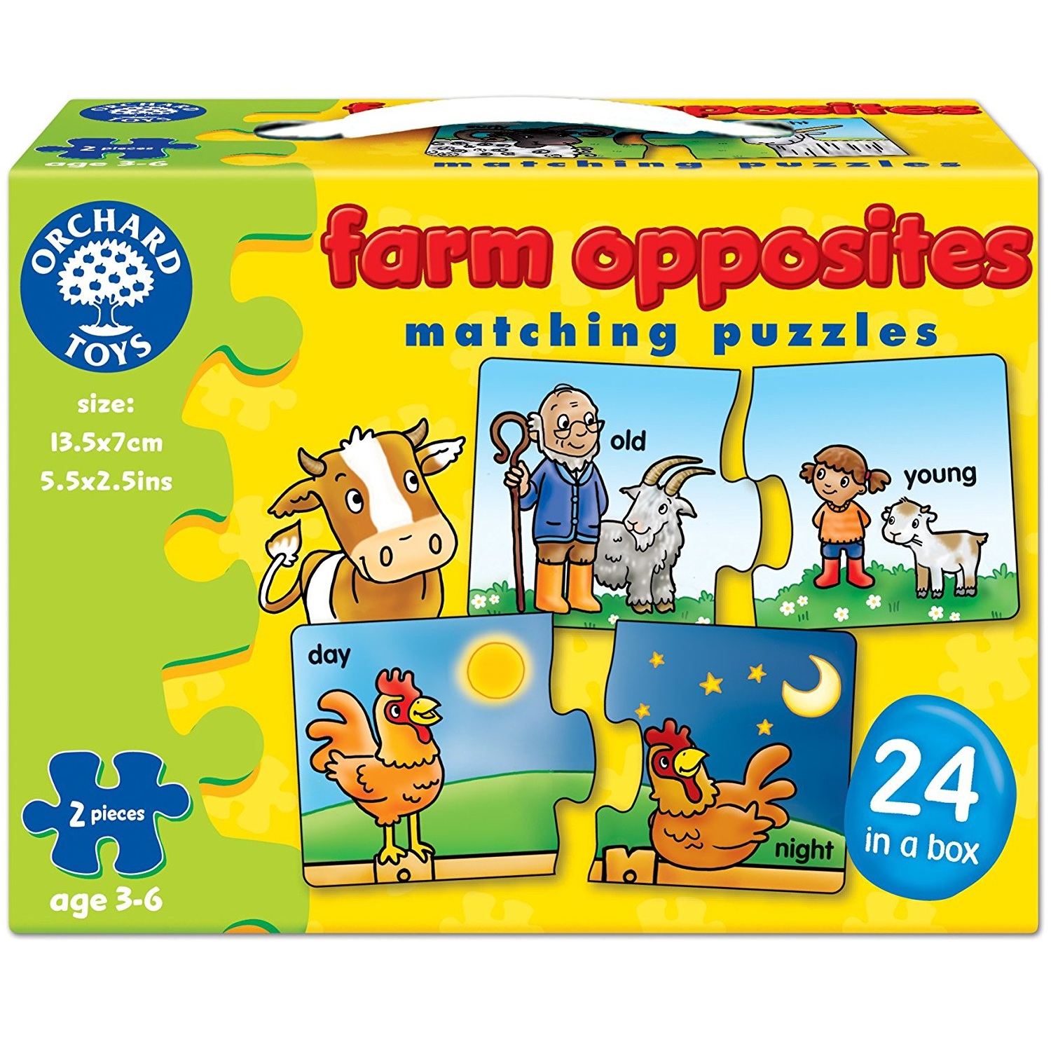 Matching puzzle. Orchard toys паззл. паззлы английский для малышей. farm opposites. kids educational puzzles with hippo farm joy preeschool apkcombo.