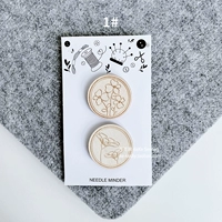 Круглая резьба маленькие деревянные штифты. Две установка № 1