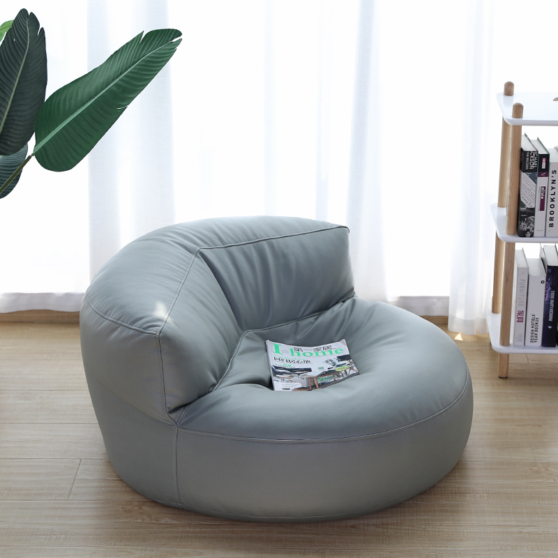 Matcha Green Half Moon SofaNorthern Europe Lazy sofa balcony Lie down Tatami bedroom lovely originality small-scale Single person Technology cloth Internet celebrity Bean bag