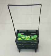 Bóng rổ bằng nhựa bóng có bánh xe, hộp bóng, bóng rổ tự động, có thể chứa 75