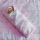 【Розовая вишня】 6 -й новорожденный стеганое одеяло для новорожденных