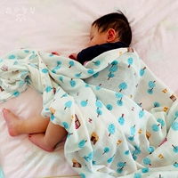 Летнее детское марлевое тонкое прохладное одеяло