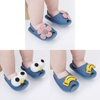 Летние сандалии для раннего возраста для девочек, детская обувь для новорожденных, 3-6-9-12 мес., 0-1 лет, мягкая подошва