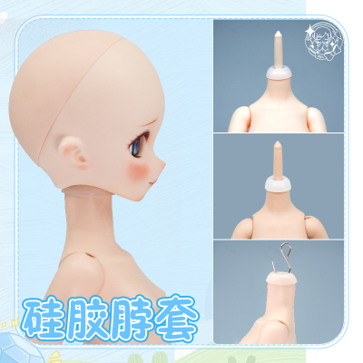 taobao agent Silica gel scarf, universal doll, movable changeable minifigure with accessories