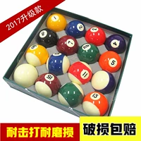 Đen tám billiards đen 8 mười sáu màu American pha lê billiards bi da bóng tiêu chuẩn bóng lớn bàn bi a 9019