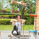 Mẫu giáo trường mẫu giáo Tủ treo ngoài trời Qiuqian Leo thang Thiết bị đào tạo cảm biến trong nhà Thiết bị hoạt động thể thao trẻ em Đồ chơi ghế xích đu giọt nước
