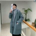 Áo khoác lửng len nam dài mùa đông phiên bản mới của Hàn Quốc theo xu hướng áo khoác lửng nam phong cách Hồng Kông - Áo len Áo len