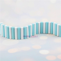 Синий, белый, 6×40см