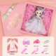 Pui Ling Barbie Doll Gift Set đơn dễ thương công chúa chiếc váy cô gái toy 16cm kèn nhỏ Lolita