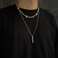 Оригинальное брендовое ожерелье из нержавеющей стали, универсальная подвеска в стиле хип-хоп, аксессуар, легкий роскошный стиль