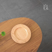 [Tấm Hà Lan] tốt màu trắng phong cách Nhật Bản đơn giản khay gỗ rắn làm bằng tay đĩa gỗ đĩa ăn trái cây - Tấm