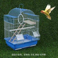 Бесплатная доставка птичья клетка тигр жемчужный жемчуг птица птица живой попугай из пионевые продукты травяная квадратная металл