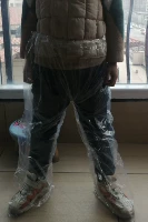 Детская сумка, прозрачные штаны