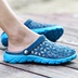 Lỗ giày nam dép nam và nữ vài mát dép mùa hè Baotou bán trượt dép Dr. Bai Se y tá giày 