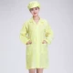 Quần áo chống tĩnh điện áo khoác dài quần áo bảo hộ lao động màu xanh xưởng chống nhà máy thực phẩm Foxconn trắng hồng nam nữ áo kỹ sư vải pangrim