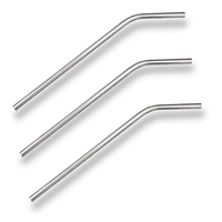 Трубочка из нержавеющей стали, 3 шт