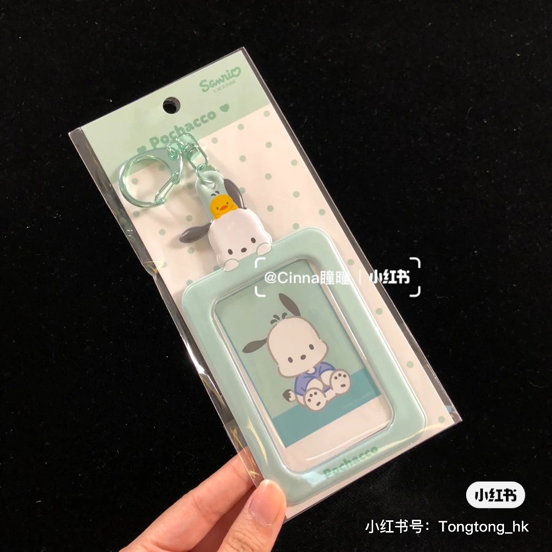 PC PACHA Doggoods in stock sanrio Han sanrio  melody Cinnamoroll  kuromi Kuromi  Ferrule Photo Pendant Key buckle