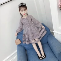 Váy bé gái mùa thu phiên bản Hàn Quốc của quần áo mùa xuân và mùa thu hoa tay dài nữ 2019 đầm mới mùa thu trẻ em - Váy váy công chúa trẻ em