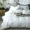 Cao cấp 60 bông dài chủ yếu cotton satin bốn mảnh cotton đơn giản màu rắn ngủ màu nude thân thiện với giường siêu mềm - Bộ đồ giường bốn mảnh bộ chăn ga gối đệm cute