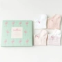 4 cặp hộp quà tặng ~ Nhật Bản cho cao quý và dễ thương flamingo thêu nữ mùa xuân và mùa hè vớ cotton vớ thuyền thể thao tất hàn quốc