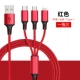 One Trang Three [Apple+Android+Type-C] красный