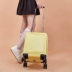 Vali lên máy bay 12 inch của Spring Airlines Vali 20 × 30 × 40 hộp cần kéo Oxford 20 inch nhỏ 16 inch vali roncato vali du lịch vải 