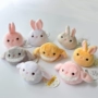Nhật Bản dễ thương thú cưng lop tai thỏ cọ túi cát bánh bao búp bê sang trọng búp bê đồ chơi trẻ em quà tặng - Đồ chơi mềm xe đồ chơi em bé