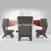 Beanbag EarChair Thiết kế nội thất kiểu Bắc Âu phòng khách sạn ghế phòng chờ khách sạn lưng cao - Đồ nội thất thiết kế
