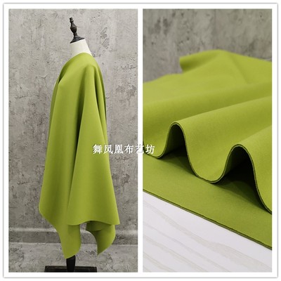 taobao agent Avocado green space cotton fabric three -dimensional silhouette thicker TR people cotton filament hollow air layer