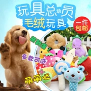 Chó đồ chơi Teddy nhỏ và vừa chó VIP đồ chơi âm thanh sang trọng Puppy mole cắn mèo cung cấp vật nuôi