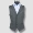 Mùa xuân và mùa thu vest vest nam phù hợp với cổ áo mỏng phù hợp với vest vest vest nam XL vest xu hướng - Dệt kim Vest áo len dáng dài hàn quốc