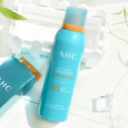 Hàn Quốc AHC phun kem chống nắng UV axit hyaluronic giữ ẩm cơ thể 180ml ngoài trời ly kem chống nắng