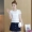 Của phụ nữ ngắn tay áo voan ren áo mùa hè mới của Hàn Quốc đáy áo hoang dã Slim T-Shirt eo ngắn Top