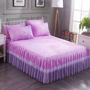 Continental mùa hè giường rắn váy bedspread Simmons duy nhất mảnh 1.51.8 mét bụi 2,2m bìa bảo vệ nhóm giường đơn giản - Váy Petti