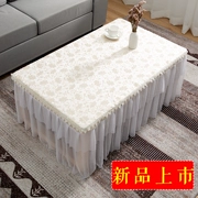 Ren mục vụ bàn cà phê bìa đặt hình chữ nhật vải bàn mat phòng khách nhà khăn trải bàn vải bụi che bàn cà phê vải