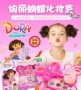 Tình yêu Phiêu Lưu Dora Makeover Đồ Chơi Dreamy Trang Điểm Con Bướm Đầy Màu Sắc Hoa Trang Điểm Hộp Lip Gloss đồ chơi siêu nhân