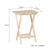 Tùy chỉnh 
            nhà đơn giản bằng gỗ nguyên khối bàn gỗ sồi di động bàn ghế nhà hàng bàn ăn du lịch ngoài trời máy tính bàn gấp lưu trữ bàn ăn gấp gọn Bàn ghế gấp gọn