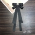 Nhỏ K Bubu Đại học Anh Wind Diamond Bow Tie Trâm Vải Trâm Pin Ribbon Ribbon Phụ nữ - Trâm cài huy hiệu cài áo dễ thương Trâm cài