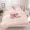 Simple bông denim bông khăn trải giường chăn mền nam net đỏ ba mảnh trang bị sáu quý phụ nữ độc thân - Bộ đồ giường bốn mảnh bộ ga gối