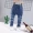 Quần bé trai mùa xuân và mùa thu nam bé Hàn Quốc thời trang hoạt hình chân quần jeans 2019 mùa xuân quần áo trẻ em mới - Quần jean short jean bé gái
