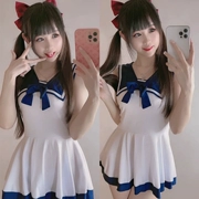 cosplay Nhật Bản mềm mại cô gái hải quân phong cách thủy thủ phù hợp với áo ngủ nữ Nhật Bản tinh khiết sinh viên sexy JK đồng phục đồ ngủ
