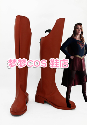 taobao agent No. 2577 female Supergirl Supergirl Cosplay Shoes COS Shampoo Anime Shoes to Custom