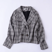 Áo mưa nhẹ cho nữ H ¥ 21 mùa thu áo len mỏng phù hợp với áo khoác mỏng thời trang Hàn Quốc