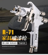 Chính hãng R-71W-77S trên và dưới nồi súng phun 2.0 2.5 3.0 cỡ nòng súng phun sơn bằng khí nén dụng cụ