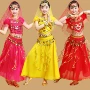 Ngày thiếu nhi Ấn Độ Trang phục khiêu vũ Belly Dance Trang phục Cô gái Tân Cương Dance Performance Dress Dress - Trang phục trang phục biểu diễn thời trang cho bé