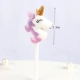 Trang trí bánh Unicorn Trang trí phim hoạt hình Wings Pegasus Chúc cô gái sinh nhật Bữa tiệc dễ thương tráng miệng Dress Up - Trang trí nội thất