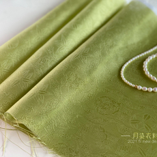 汉服面料 燕语花事《龟甲变纹》原创汉服面料提花暗花纱纹样设计来料布料