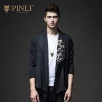 Sản phẩm PINLI 2018 mùa thu nam áo len đan áo len thêu S181110249 - Cardigan áo khoác cardigan nam