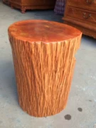 Gỗ rắn khối gỗ khắc phân cây trụ gỗ cọc gỗ lớn tấm khung hoa đứng cơ sở bàn trà tròn gỗ băng ghế bán hàng trực tiếp - Các món ăn khao khát gốc