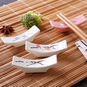 Sáng tạo đũa Nhật Bản gối gốm đơn giản đặt đũa kệ nhà bếp bàn đặt bộ đồ ăn giá đũa giữ
